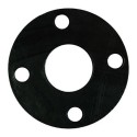 5" PN16 Commercial Rubber Full Faced Flange Gasket (3mm Thick)