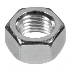 M22 BZP Steel Hexagon Nuts (100 Pack)