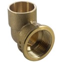 15mm x 1/2" BSP Female Copper End Feed 90 Degree Elbow