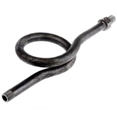 3/8" Mild Steel Pigtail (Ring) Gauge Syphon
