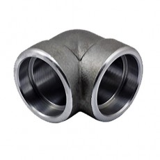 1 1/2" Socket Weld Black Carbon Steel 90 Degree Elbow (3000lb)