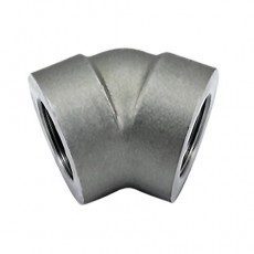 1" BSPT Galvanised Carbon Steel 45 Degree Elbow (3000lb)