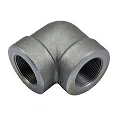 1/2" NPT Galvanised Carbon Steel 90 Degree Elbow (3000lb)