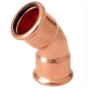 76.1mm M-Press Copper Industry 45 Degree Bend