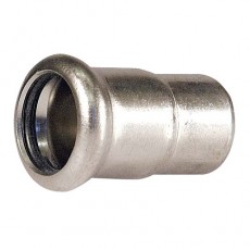 108mm M-Press Stainless Steel 304 Gas End Cap