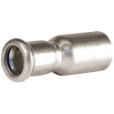 22mm OD x 15mm M-Press Stainless Steel 304 Industry Straight Reducer