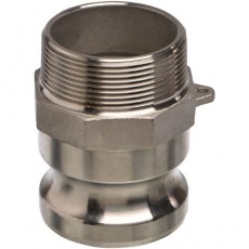 5" EcoCam Type F Stainless Steel Male Camlock Coupling (Male BSP Threaded)