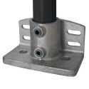 1 1/4" Fastclamp C18G32 Galvanised Base Flange With Toeboard
