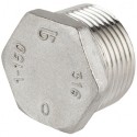 1/4" Genebre Art0290 Stainless Steel 316 Hexagon Head Plug