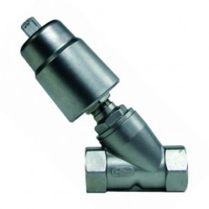 1/2" Genebre Art5060 Stainless Steel Angle Seat Valve (Pneumatic Actuator)