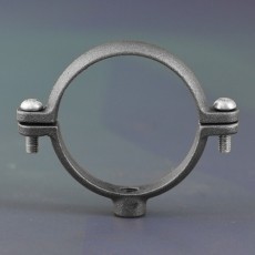 6" Black Malleable Iron Single Munsen Ring