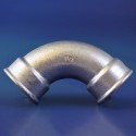 4" Galvanised Malleable Iron Female 90 Degree Bend