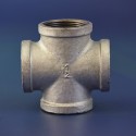 3/8" Galvanised Malleable Iron Equal Cross