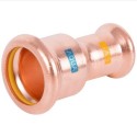 22mm x 15mm M-Press Aquagas Copper Straight Reducing Coupling