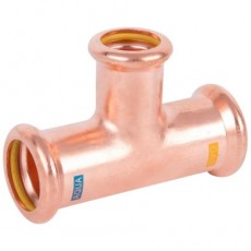 28mm x 22mm M-Press Aquagas Copper Reducing Tee