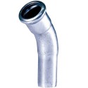 15mm M-Press Carbon Steel Male/Female 45 Degree Bend