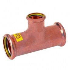 54mm x 28mm M-Press Copper Gas Reducing Tee