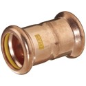 35mm M-Press Copper Gas Straight Coupling