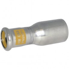89mm OD x 76mm M-Press Stainless Steel Gas Straight Reducer