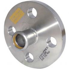 42mm x 1 1/2" M-Press Stainless Steel Gas PN16 Flange Adapter