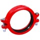 Red Painted Flexible Grooved Couplings