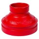 Red Painted Concentric Reducing Sockets