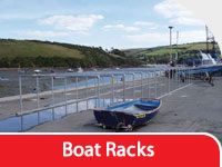 FastClamp boat rack handrails