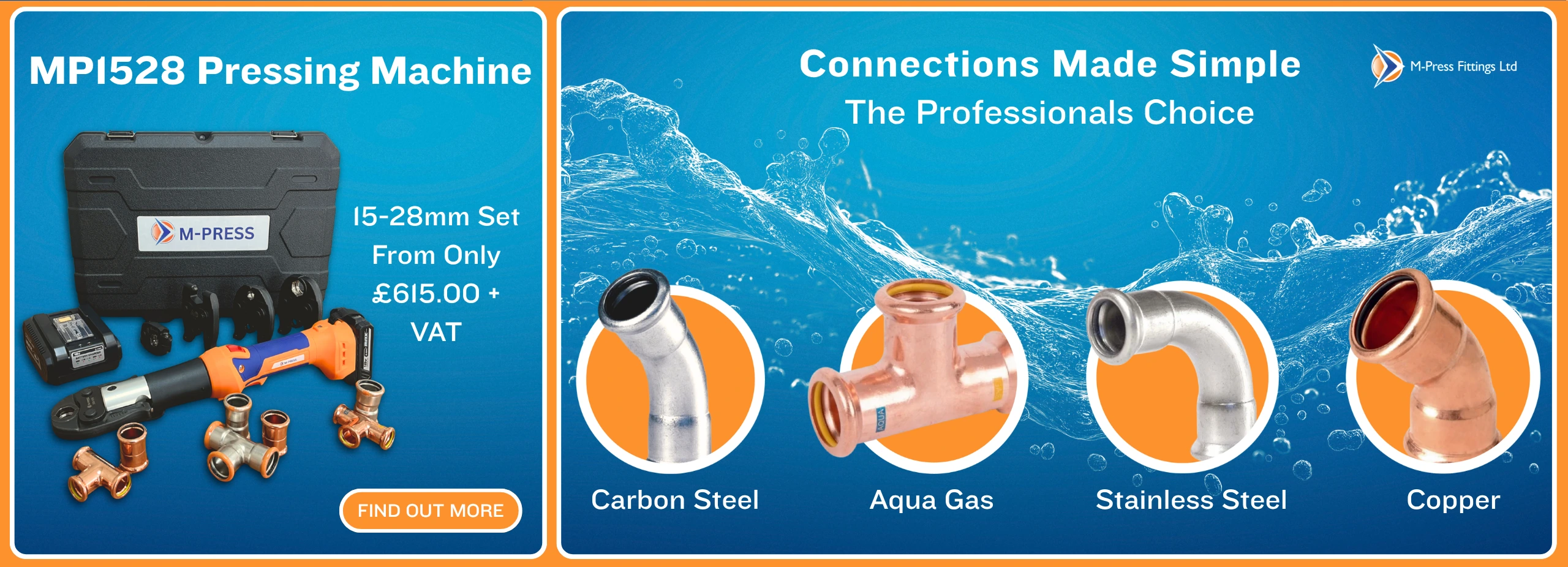 Press fittings, press kit, press tool and press pipe