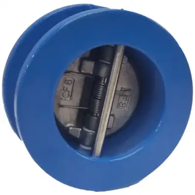 Albion Art136 Cast iron dual plate wafer check valve for PN10/16 or ANSI 125 flanges. WRAS Approved, PN16 Rated.