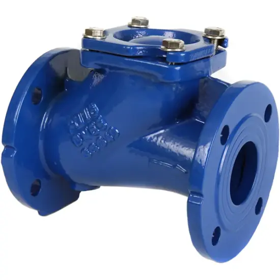 Albion Art172 Ductile iron ball check valve with PN16 flanged ends, NBR coated ball and epoxy coating. 16 Bar pressure rated.