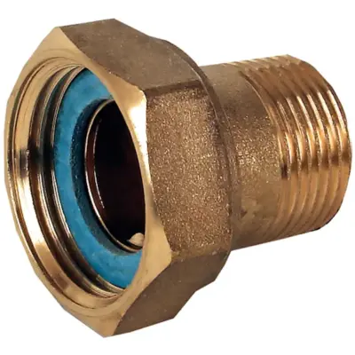 Albion Art20C Brass union tail gasket pieces for Art20C pressure independent control valve.