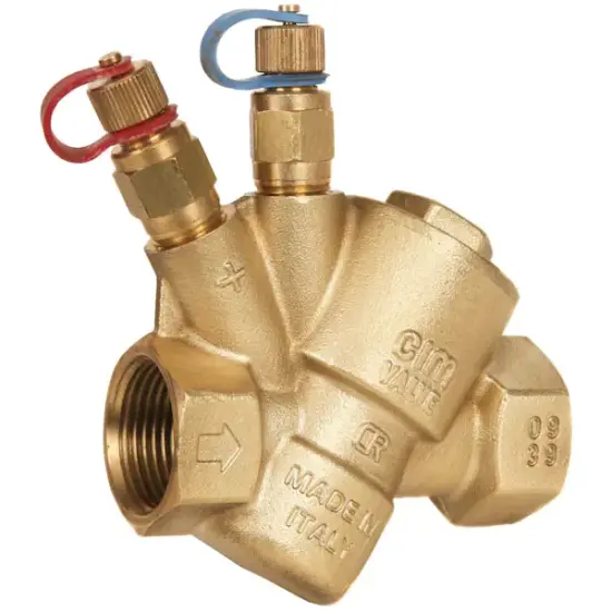 Albion Art29 DZR Brass automatic flow balancing valve, female BSPP threaded, PN25 rated. Also called a constant flow regulator.