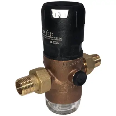 Albion Art678 Gunmetal pressure reducing valve with male BSP threaded ends. WRAS approved, PN16 rated.
