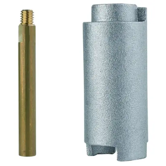 Albion Art97I Thermal extension for Art55PRS ball valve sizes up to 54mm. Aluminium extension, brass stem.