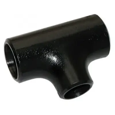 ASME B16.9 Carbon steel Sch40 butt weld branch reducing tee