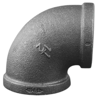 Black Malleable Iron Threaded Fittings EN 10242