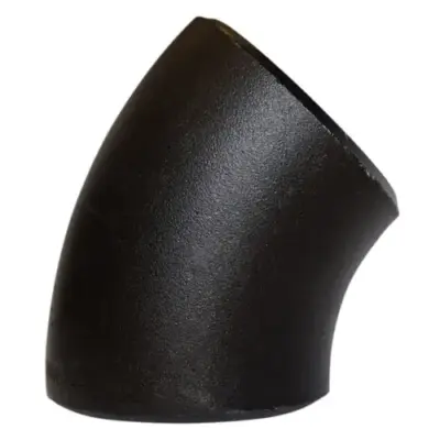 BS EN 10253-2 Type B Seamless carbon steel butt weld 45 degree elbow, short radius