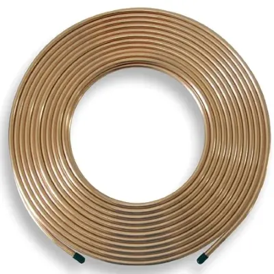 BS EN 1057 Table W Copper tube, 25m coils, WRAS approved.