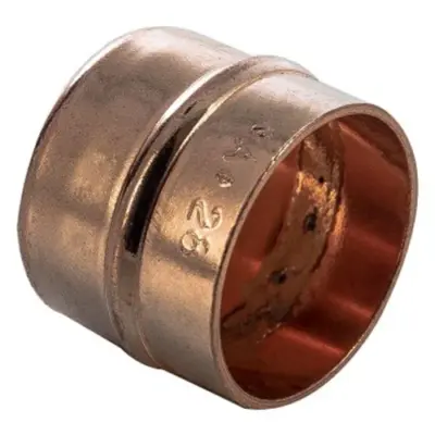 Copper solder ring end cap to BS EN 1254-1. WRAS Approved, PN16 Rated.