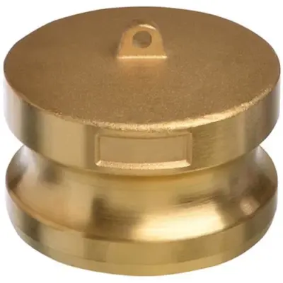 Ecocam Brass part DP male camlock dust plug.