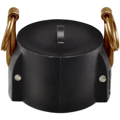 Ecocam Polypropylene part DC female camlock dust cap.