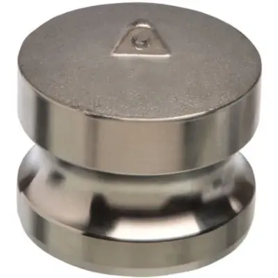 Ecocam Stainless steel 316 part DP male camlock dust plug.