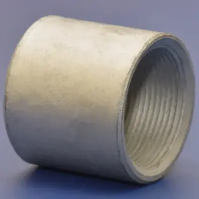 BS EN 10241 Galvanised Mild steel full socket, female BSP threaded