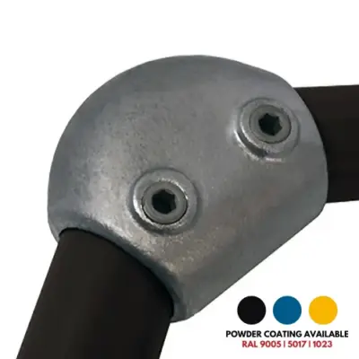 FastClamp C05 Galvanised 15 - 60 degree variable elbow for handrails.
