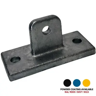 FastClamp C10G Galvanised swivel base for handrails.