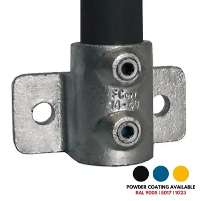 FastClamp C14 Galvanised horizontal railing side support for handrails.