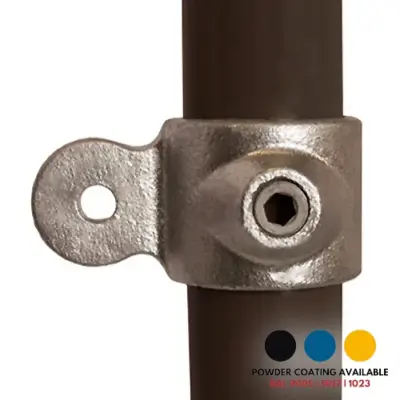 FastClamp C35 Galvanised male swivel for handrails.