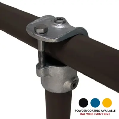 FastClamp C41 Galvanised clamp on tee for handrails.