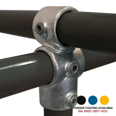 FastClamp C43 Galvanised combination socket for handrails.