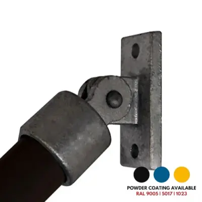 FastClamp C46 Galvanised base swivel combination for handrails.